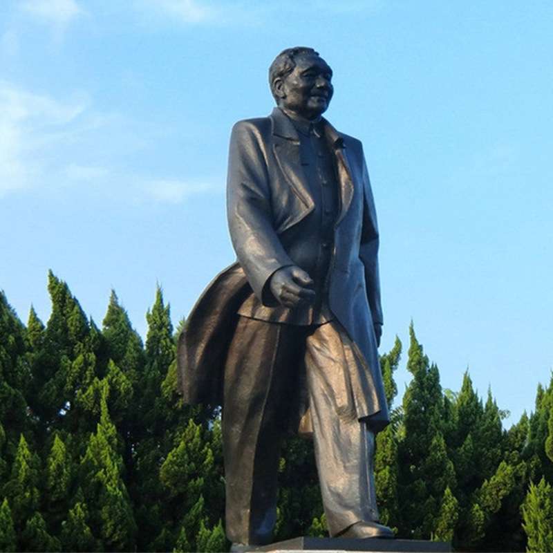 铸铜近现代历史人物雕塑全身孙中山铜像铜雕名人真人铜像源头工厂