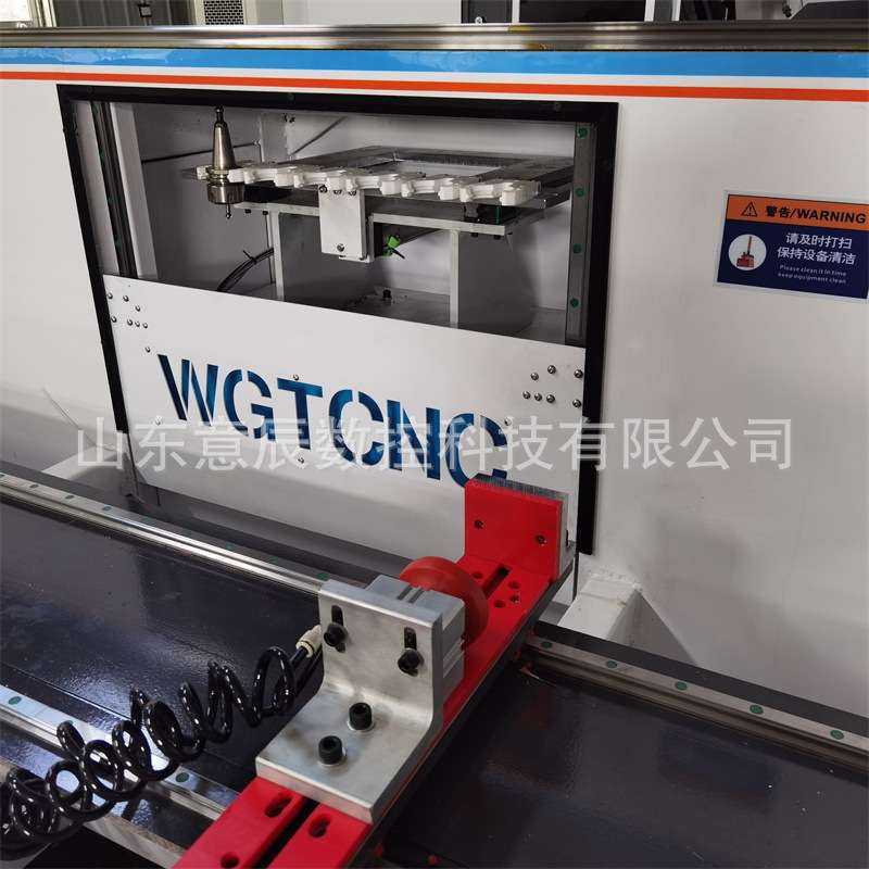 金属长条异型材数控钻铣床加工中心铝合金型材三轴数控钻铣中心