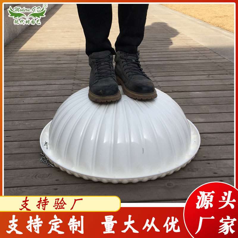 现代时园艺灯杆装饰花盆PP原料圆盆 灯杆垂吊花盆创意种花架