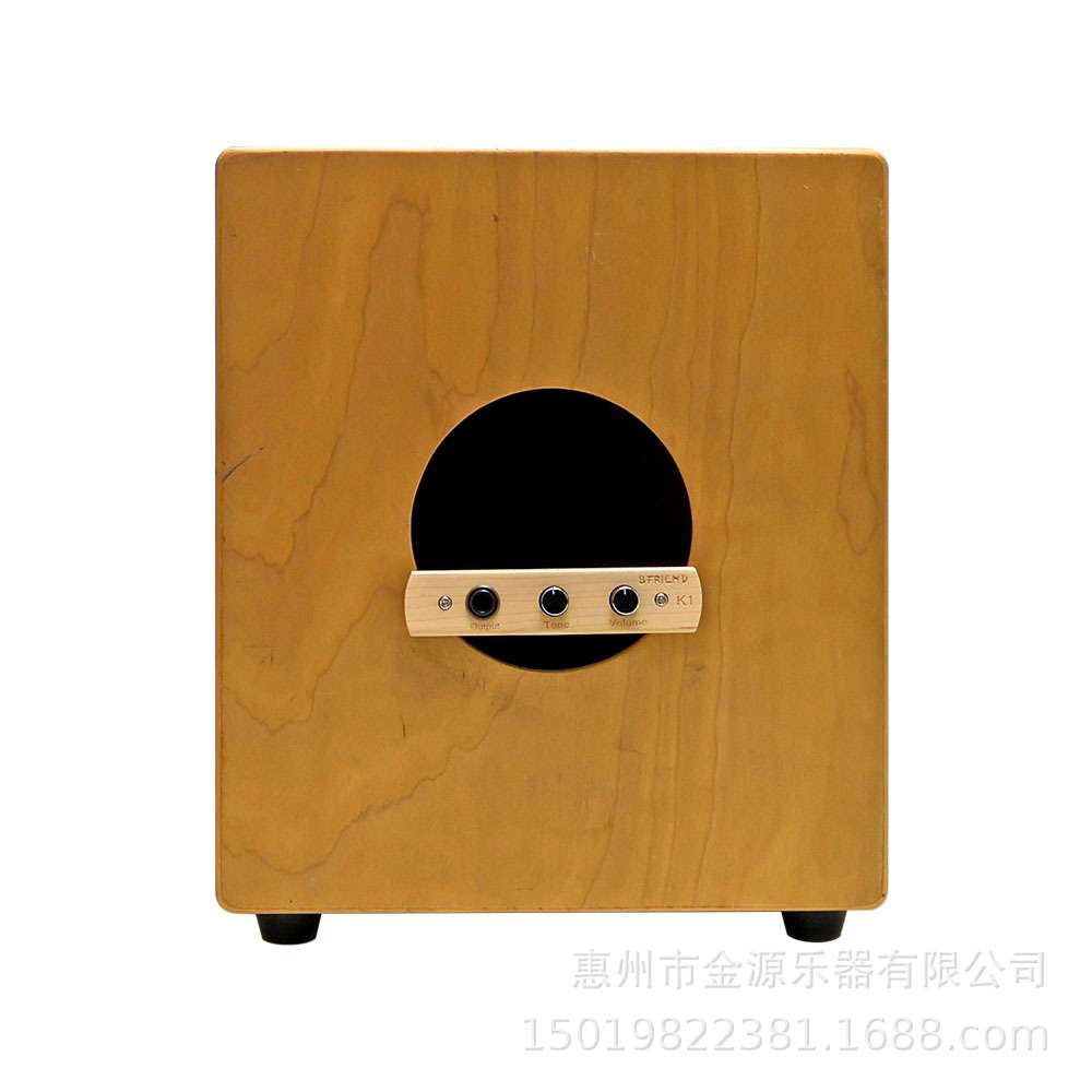 K1卡洪鼓拾音器 EQ带麦克风打板电音拾音器 木箱鼓弗拉门戈卡宏鼓