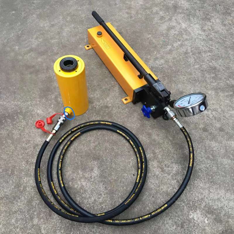 空心液压千斤顶中空单双作用RCH分离式空心油缸手动电动张拉顶