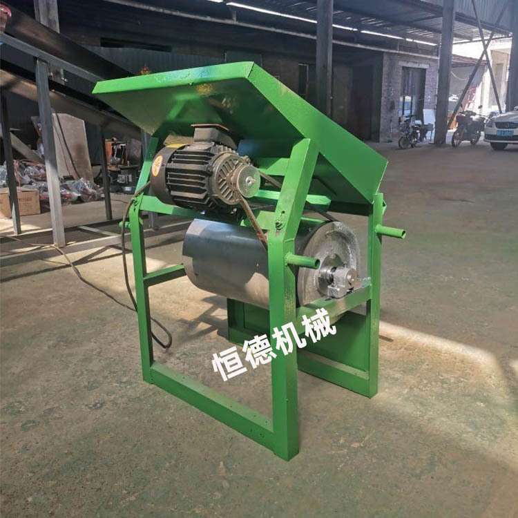 小型双滚筒磁选机铁削铝削分选机铜削吸铁机除铁器强磁滚筒式自卸