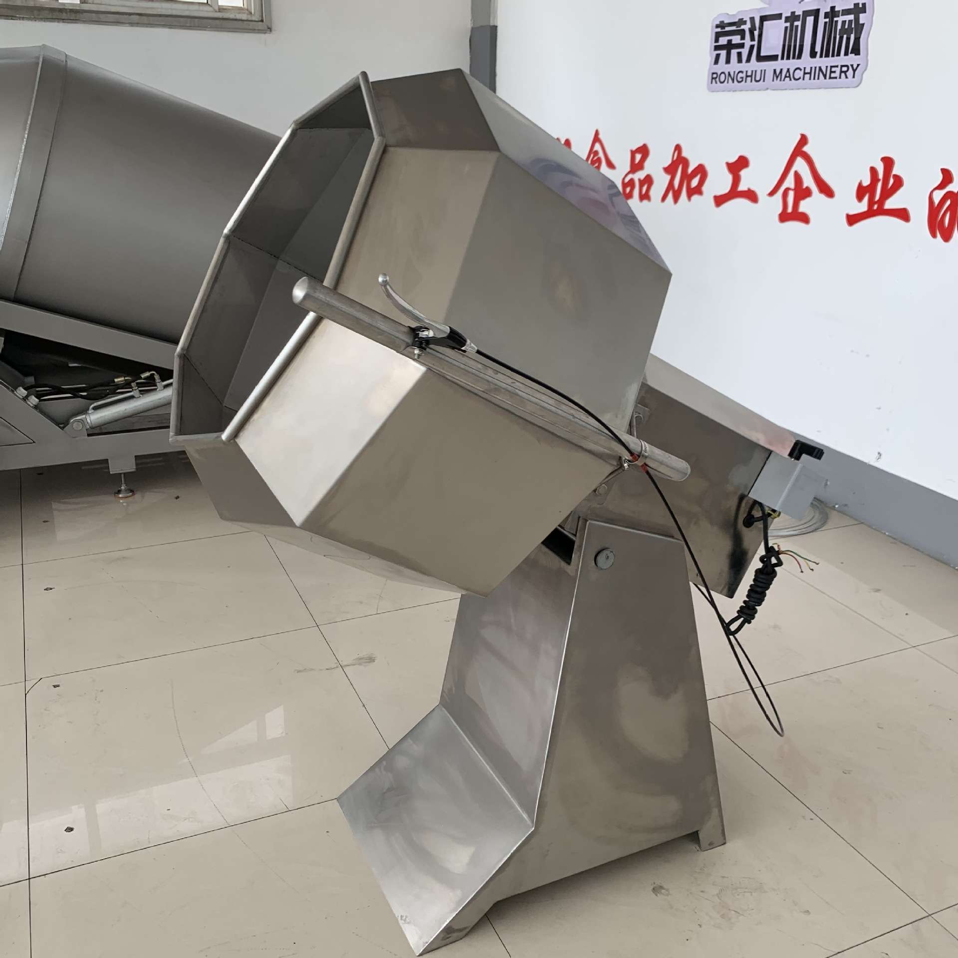 不锈钢立式八角拌料机 油炸虾片虾条搅拌锅 鸡爪腌制拌料机器现货