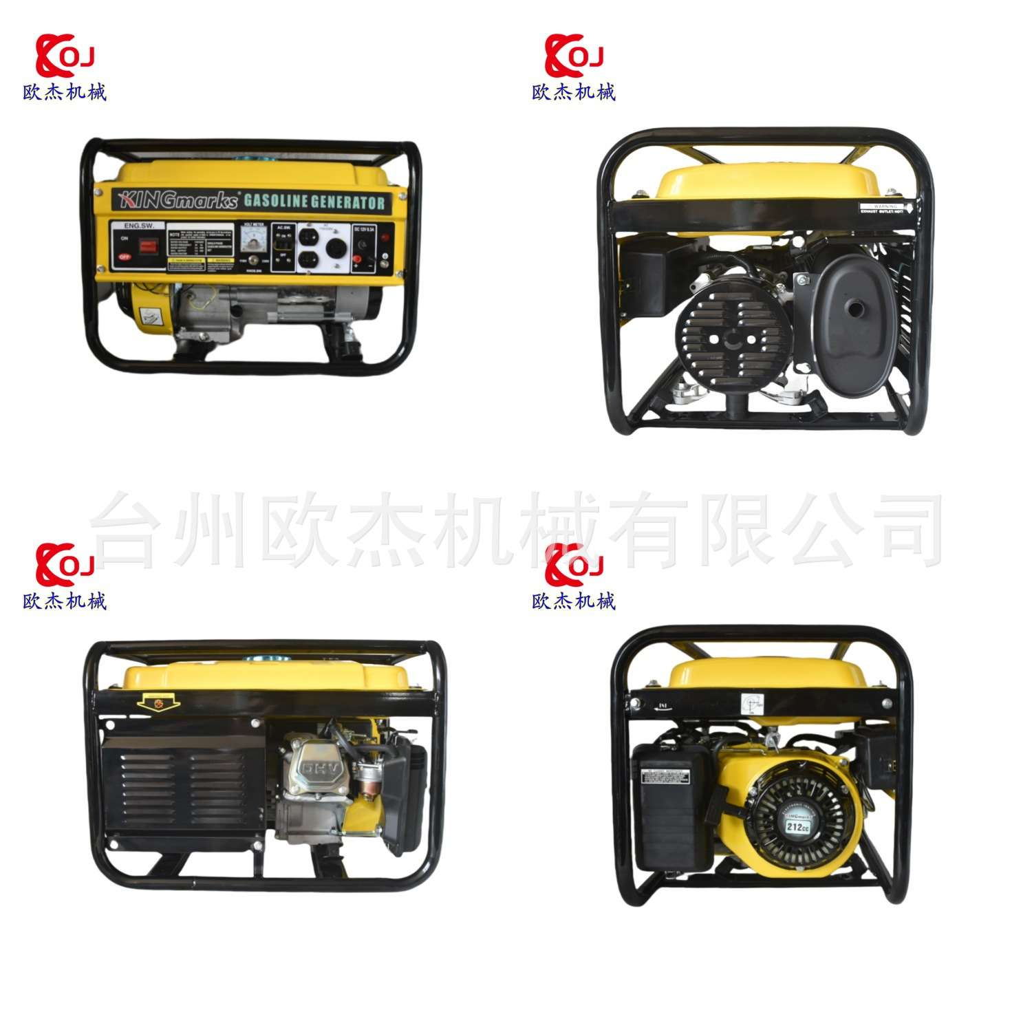 外贸款汽油发电机 3KW8KW 单相三相 110v220v  家用户外便携式