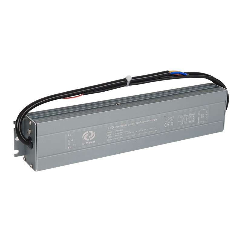 可控硅0-10V通用智能系统不闪频LED灯带灯条100W24V防水调光电源