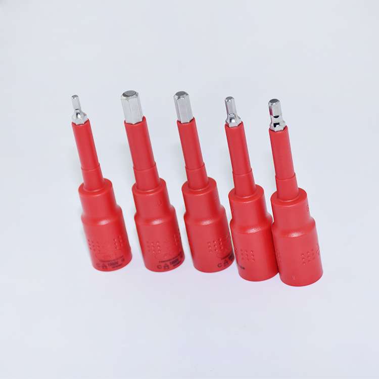 1/2绝缘工具套装加长型   铬钒钢材质 绝缘套筒T型扳手组合箱