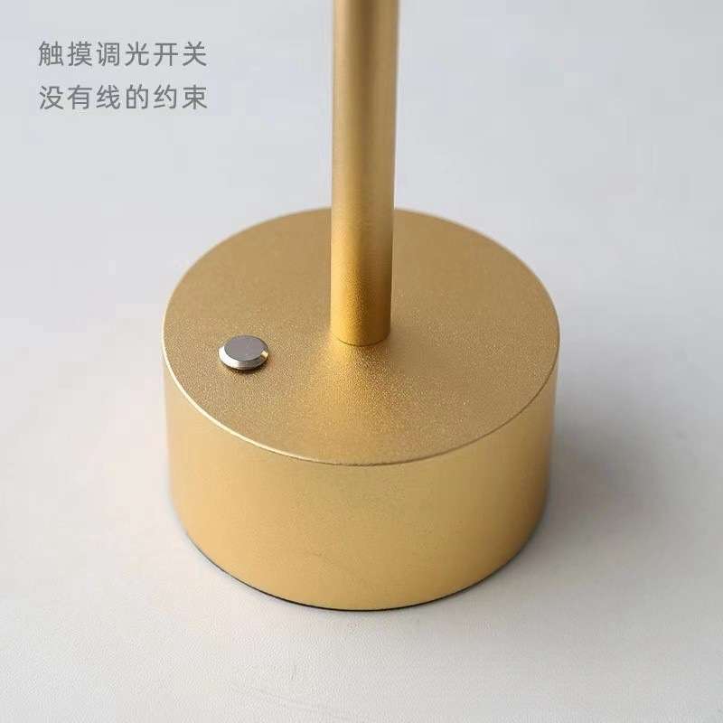 创意全铝触摸台灯小夜灯工字灯酒店卧室床头灯充电酒吧桌灯led灯