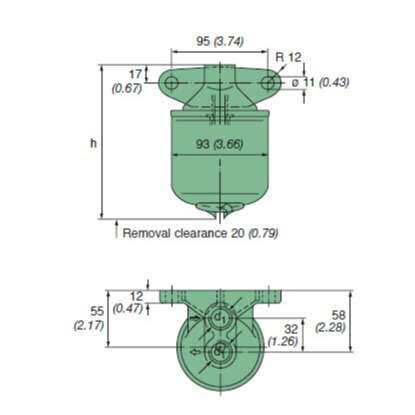 MANN FILTER曼牌单滤座在线式机油滤清器6750362026