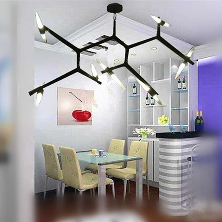 外贸灯具北欧后现代创意灯饰艺术客厅酒吧吊灯餐厅树杈蜡烛玻璃灯