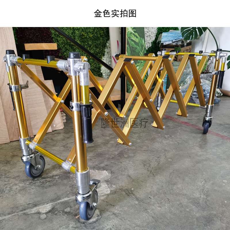 供应高承重铝合金棺材推车架殡葬用折叠推车棺材车丧事葬礼车