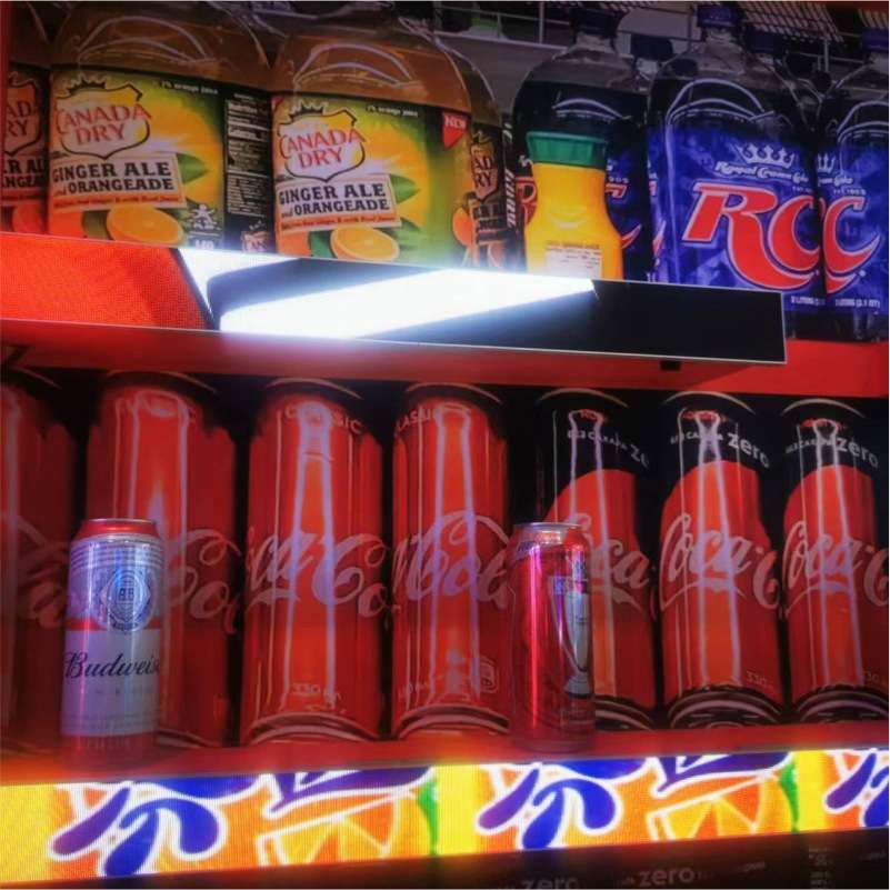 led货架屏 超市led头屏 led shelf display screen 柜台led电子屏