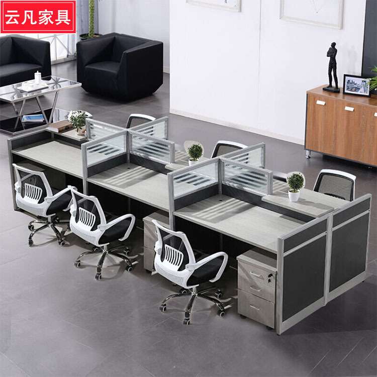 办公室隔断移动屏风可折叠移动高隔断板式隔墙屏风简约现代