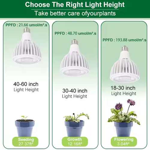 PAR30植物补光灯20W 25W全光谱植物生长灯3000K 高显指AC100-240V
