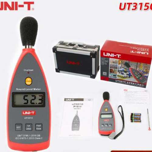 优利德 UT351C声级计dB噪音计量仪UT353BT噪声音量测试声音加权厂
