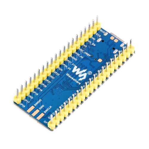 RP2040-Plus微控制器升级版带排针RP2040双核处理器16MB片上Flash
