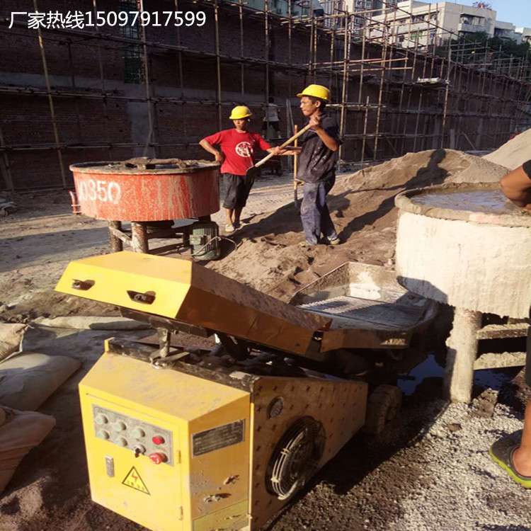 小型移动式二次构造柱泵 二次结构浇筑细石砂浆混凝土输送泵