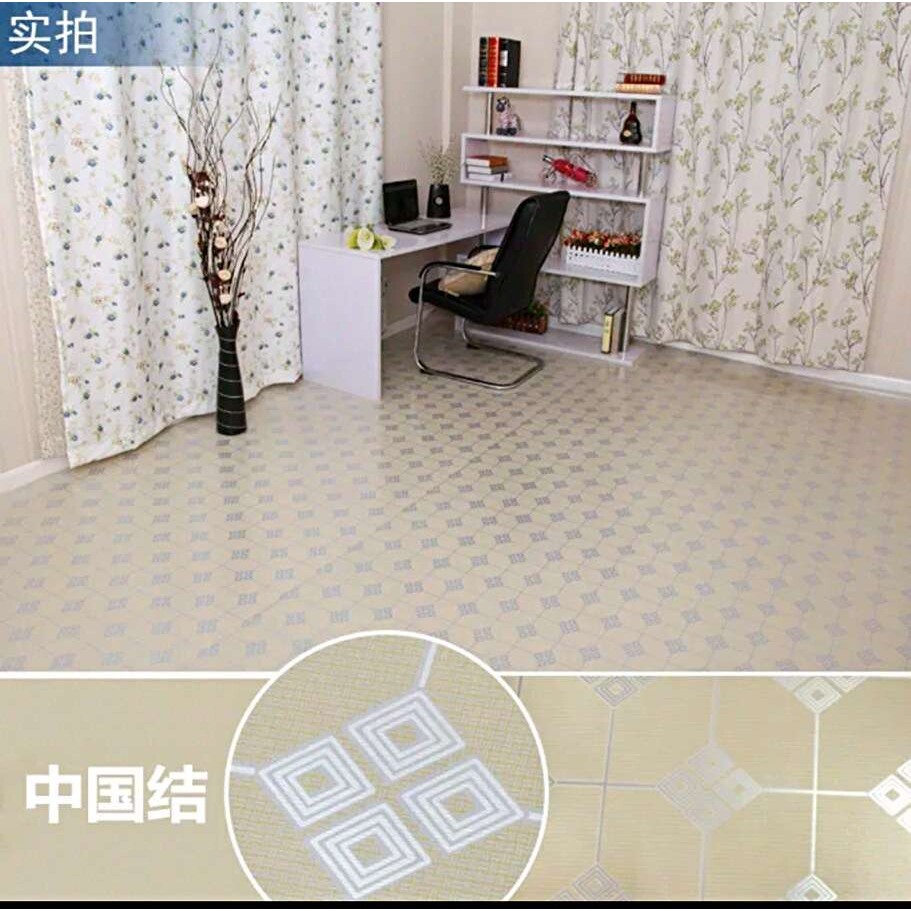 pvc防潮防水地板革，临时租房地毯厂库地垫办公室卧室地贴地毯布