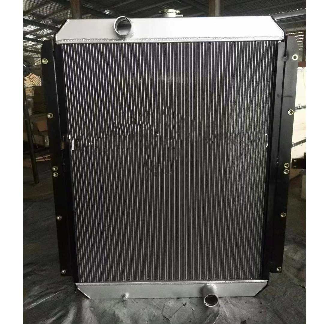 挖掘机水箱油箱散热器片冷凝器挖机压路机铝冷却器工业改装换热器