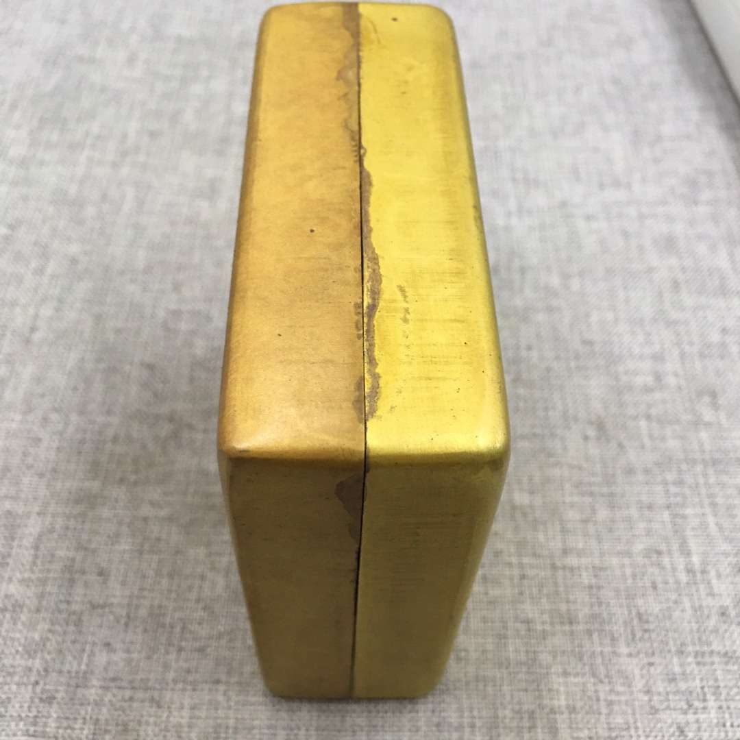做旧 文房四宝 精品老铜墨匣 仿古精雕图 仿古正方形铜梅兰菊墨盒