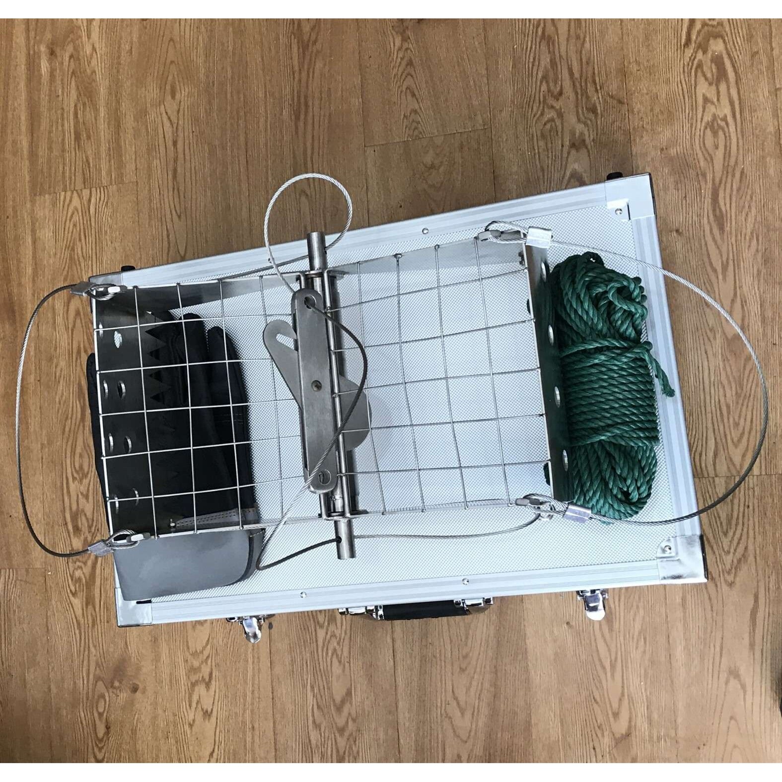 304不锈钢带网夹泥器抓斗式采草器水草采样器深水水生植物采样器
