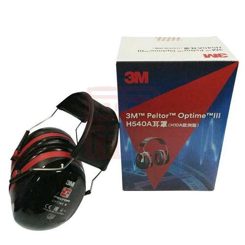 3M 头带耳罩SNR35头带式隔音耳罩降噪劳保H540A-411-SV Optime 3