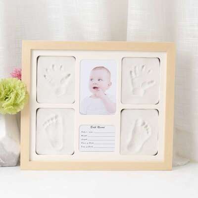 宝宝手足印泥Handprint photo frame手脚印婴幼儿纪念厂家