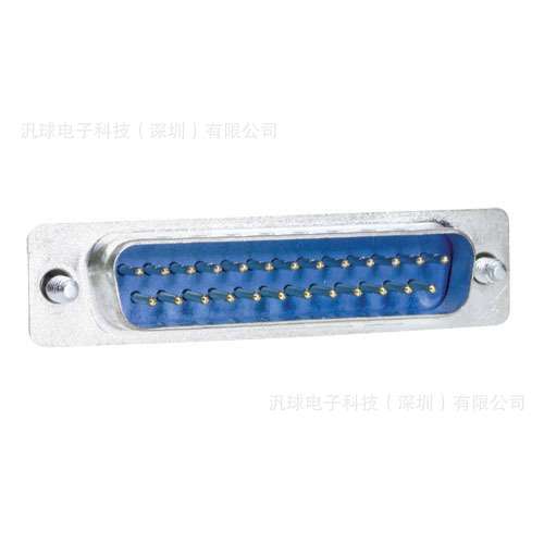 L-COM CSMN25MF 优良型模制D-Sub线缆连接器 DB25公头/母头 现货