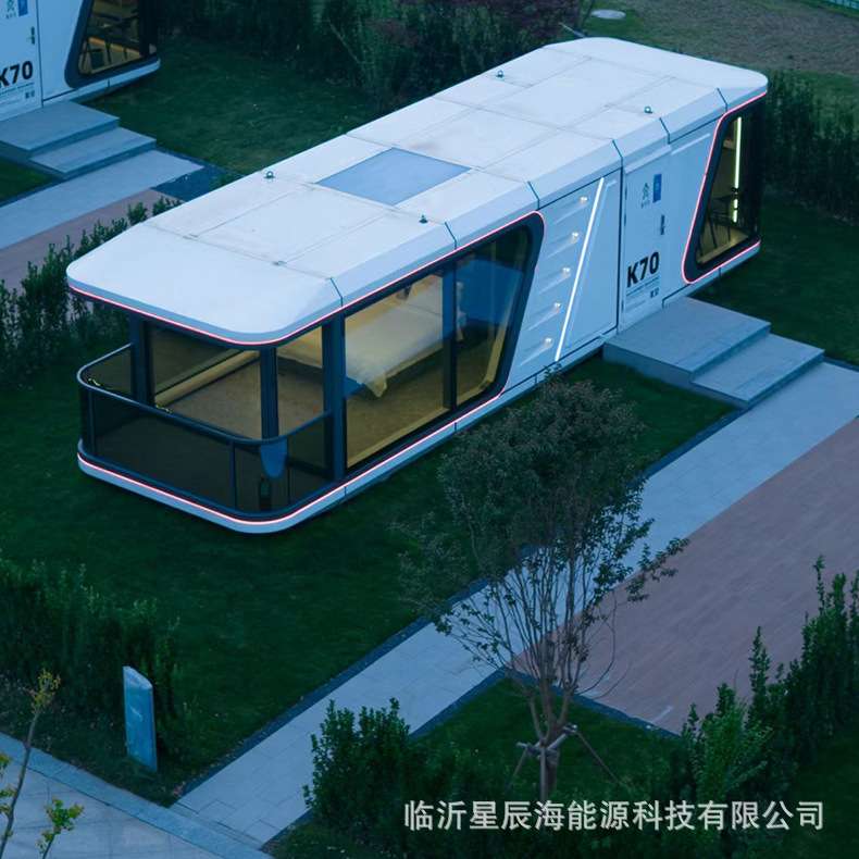负碳式移动建筑太空舱便民驿站太空舱民宿酒店旅游景区客房星空房