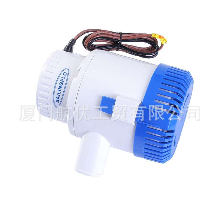 舱底潜水泵  12V直流微型排水泵 潜水船用排污海水泵4000GPH