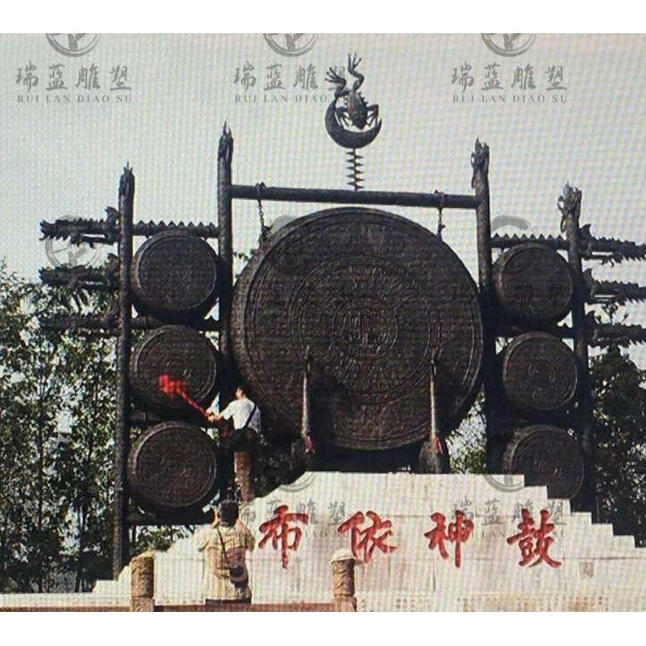 锻铜大鼓雕塑铸铜大鼓雕塑浮雕厂家直销 锻铜壁浮雕铜鼓雕塑