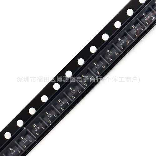 长电MMBT2222A SOT-23 丝印1P 耐压40V 电流600mA NPN三极管(BJT)