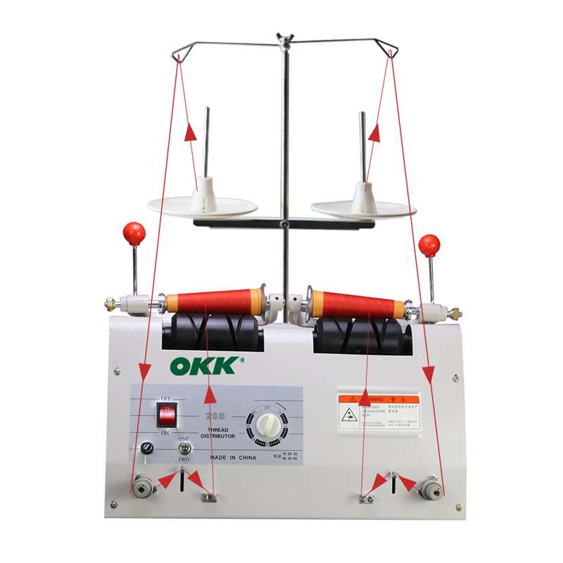 OKK-20S自动分线机绣花厂服装厂专用绕线器倒线器电脑分线机