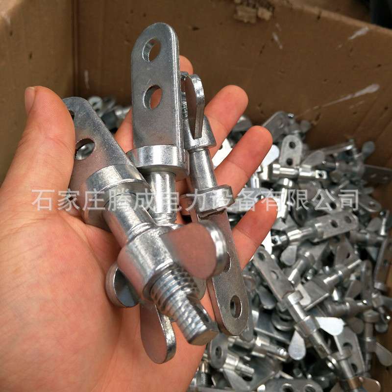 接地线专用五防锁铜镀锡双孔电力专用梅花形压紧式10kv35kv110kv