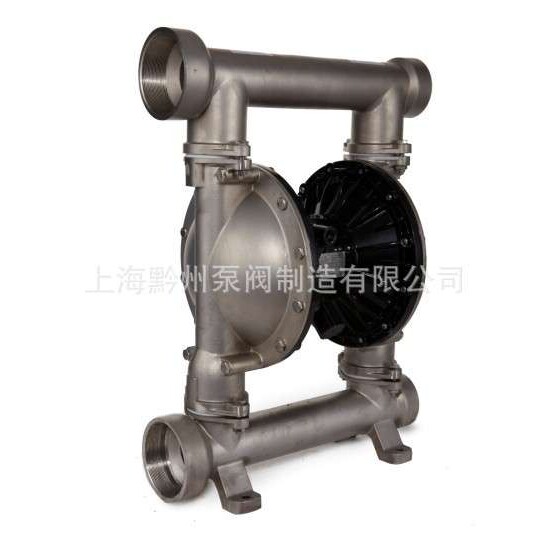 供应QBY-80 不锈钢气动双隔膜泵,化工隔膜泵 气动隔膜泵