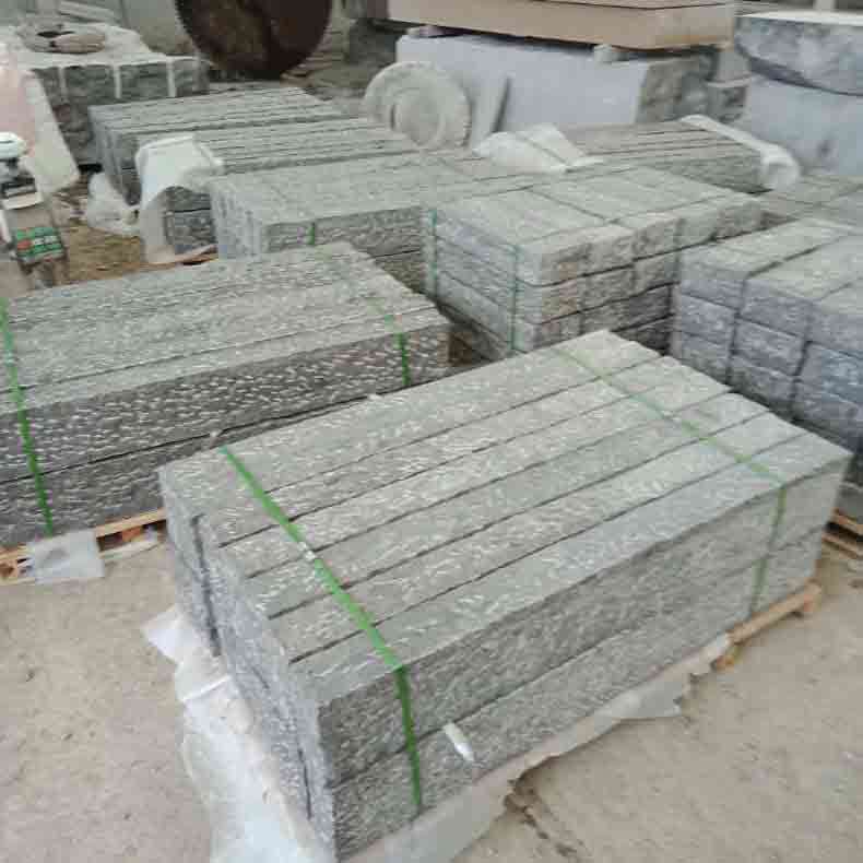 嘉祥青石板庭院子地砖 室外别墅花园铺路石材 户外仿古青砖荔枝面
