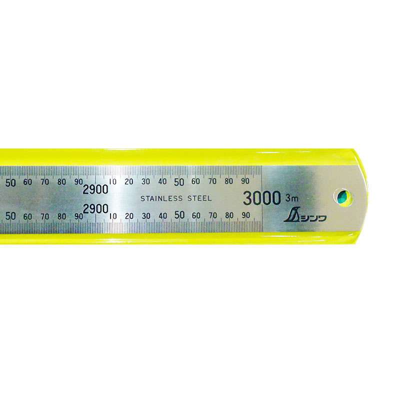 亲和测定企鹅原装进口不锈钢直尺蚀刻加厚钢板尺1.5m2mJIS3m13056