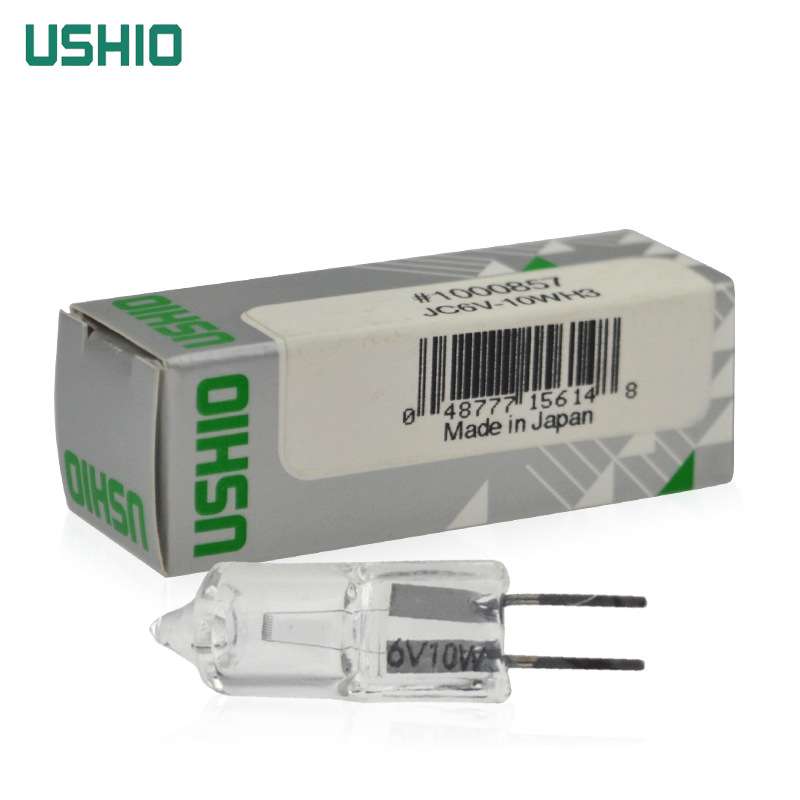 优秀USHIO JC6V-10WH3卤素灯泡 显微镜专用米泡JC 6V-10WH3