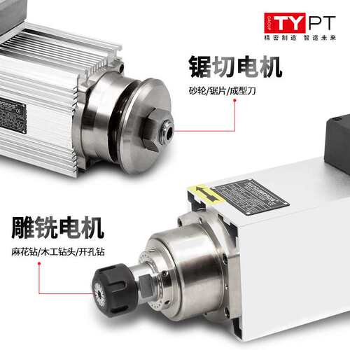 瑞德沃斯夹锯片高速电机HM60683.7kw型材木工切割齐头主轴电机