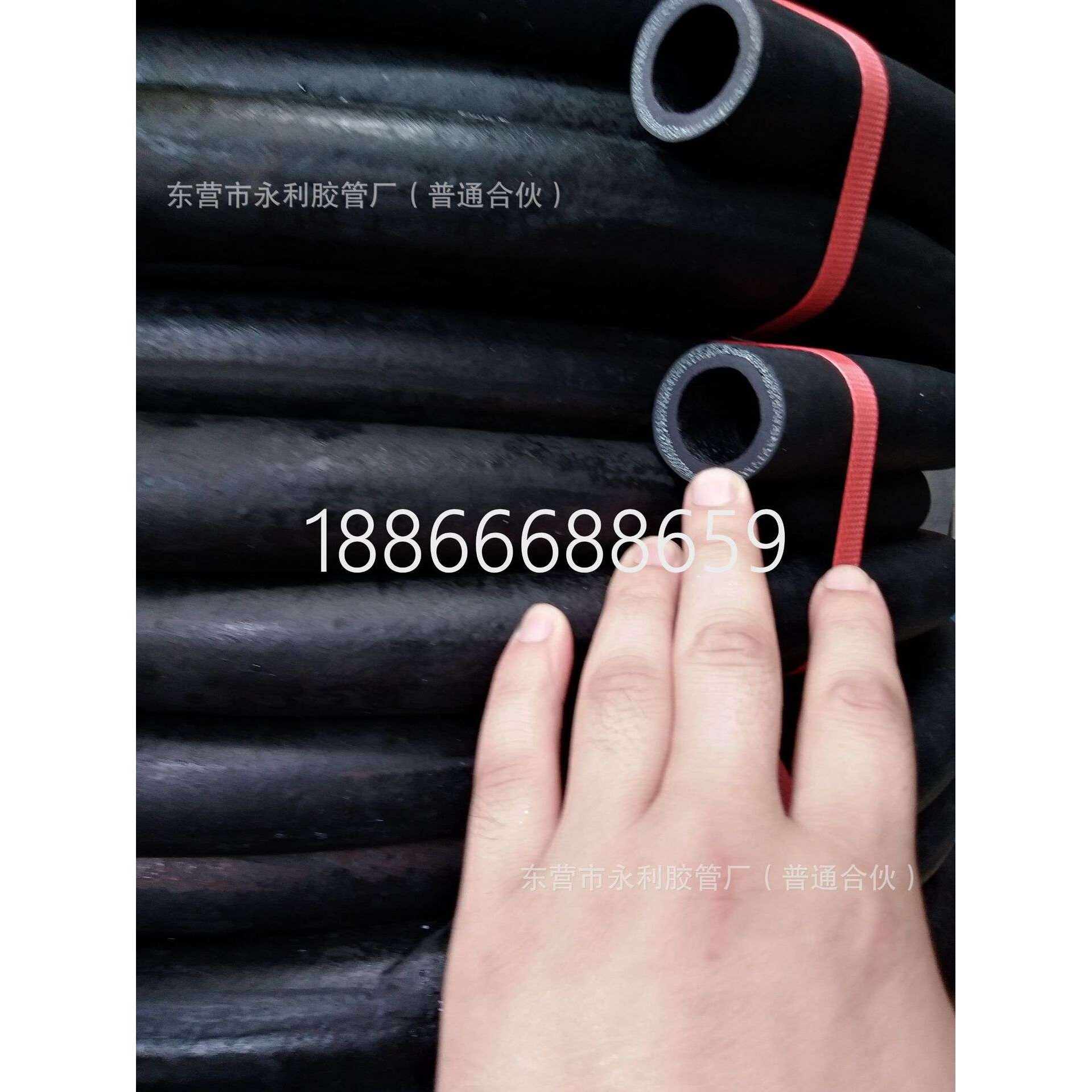 穿线保护外套橡胶管19mm-51mm光面空压机专用夹布胶管