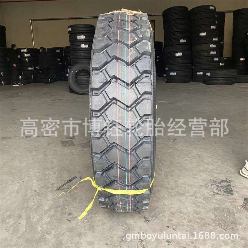 三角矿山轮胎1200R20全钢丝货车卡车轮胎1100R20半挂车轮胎TR691E