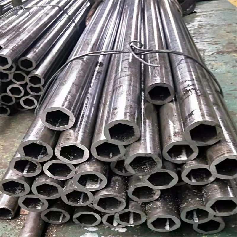 异形铁管加工 外六角内圆钢管 外圆内六角钢管 六棱钢管 厂家现货