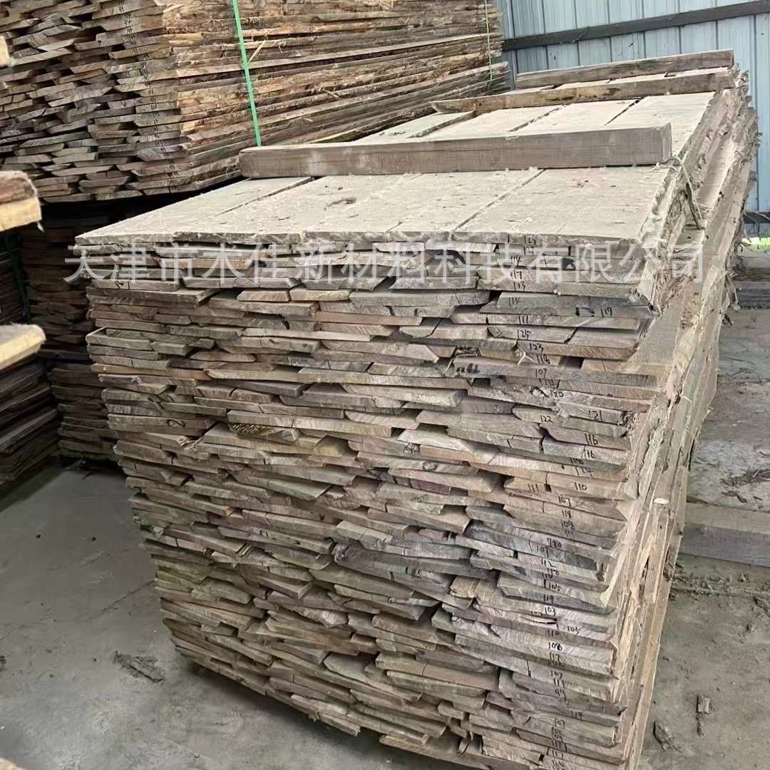 木佳新材料榆木烘干板老榆木自然边东北榆木大直径薄板规格全