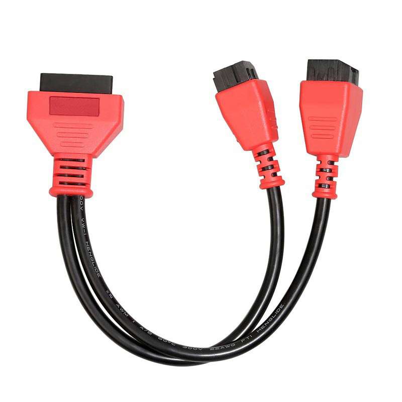 道通MS906S 908S PRO905克莱斯勒接头OBD2母头转道通12+8诊断接头