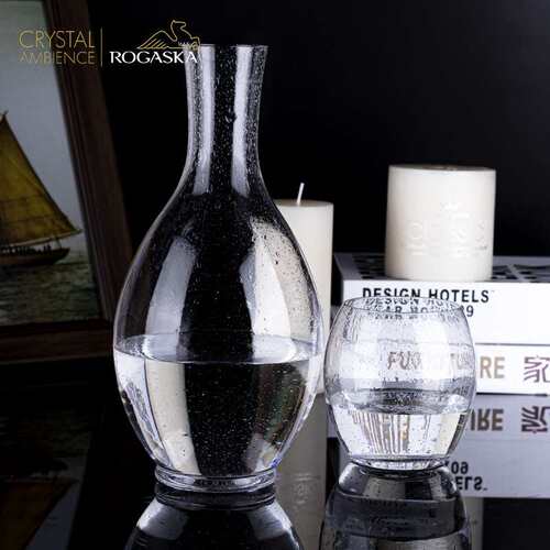 ROGASKA 水晶玻璃简易时尚冷水壶 红酒分酒器套装 欧式风格酒瓶