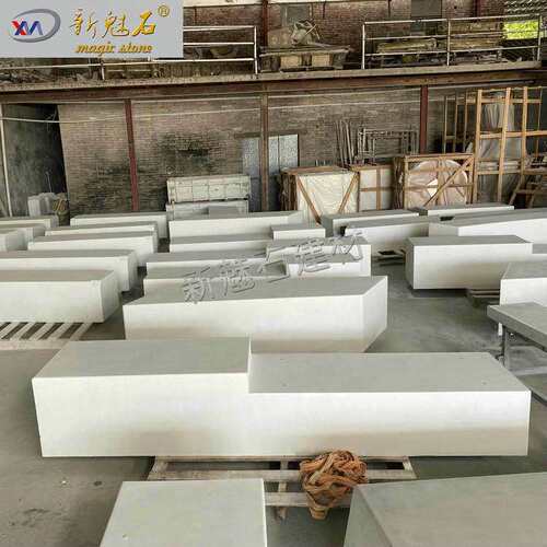 户外景观设计创意水泥坐凳城市广场GRC异形座椅 机器人摆件可坐人