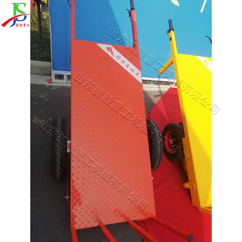 小型平板板砖运输车 窑厂出窑平板运输设备 电动拉砖三轮平板车