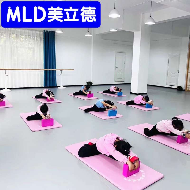 舞蹈地胶舞蹈室练功房排练厅PVC塑胶地板室内地板胶街舞弹力地胶