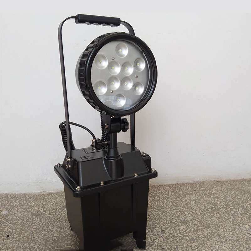 ZCY6102A轻便式防爆泛光工作灯30W 蓄电池户外抢险移动升降照明灯