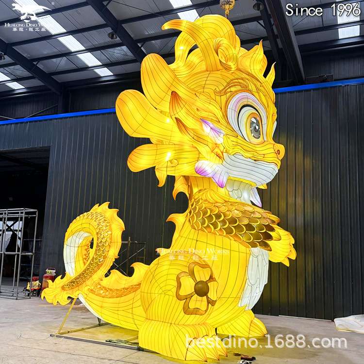 蛇年节日花灯装饰春节元宵节生肖大型灯笼摆件不夜城创意灯展布置