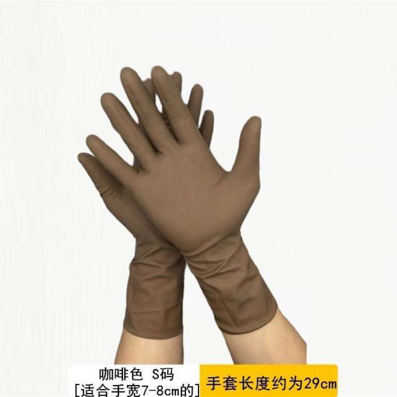 贴手加厚加长卖鱼手套防水乳胶手套杀鱼防刺防滑超薄水产